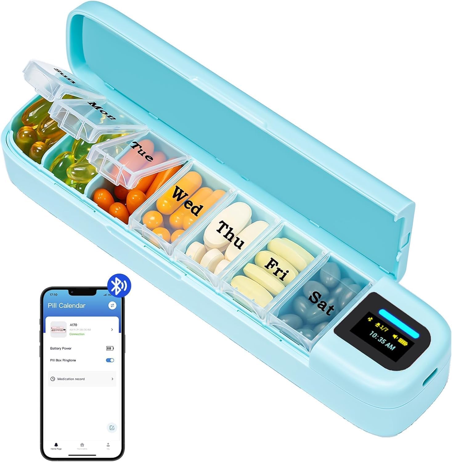 Medicine Cabinet Lock - Kotak Pil Pintar dengan Alarm &