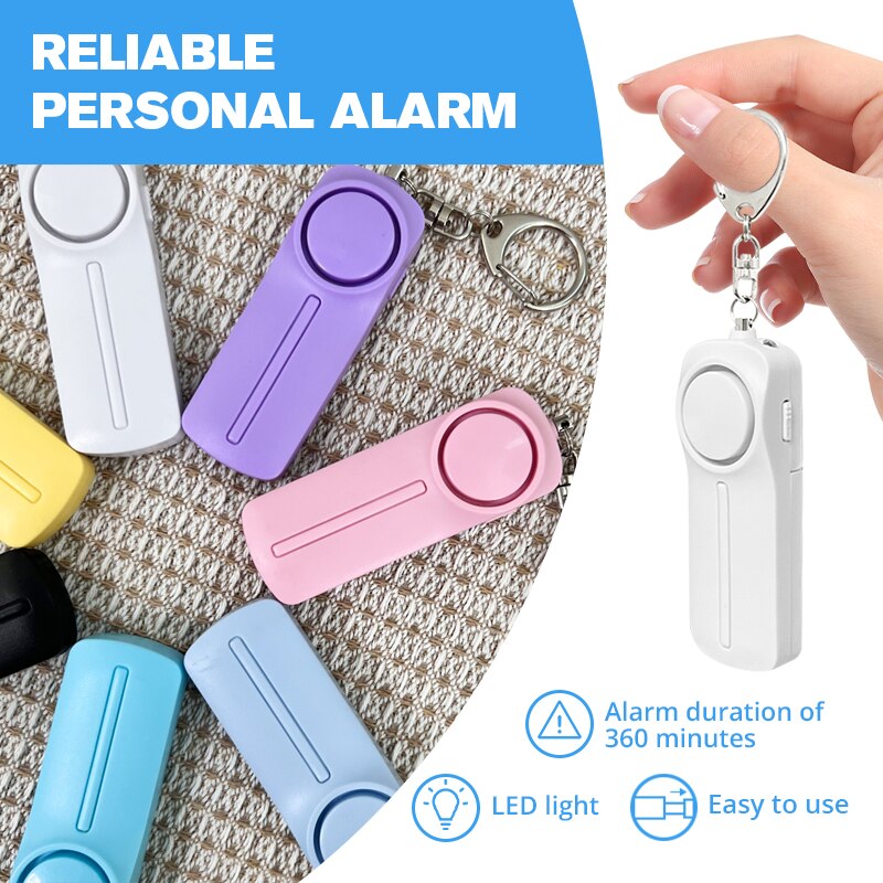 Personal Alarm Keychain - Alarm keamanan pribadi pertahanan diri 130dB