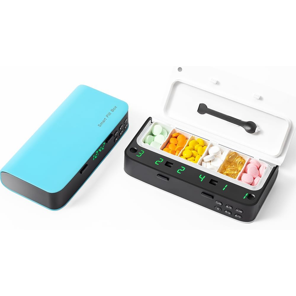Medicine Cabinet Lock - Dispenser pil dengan Alarm harian obat
