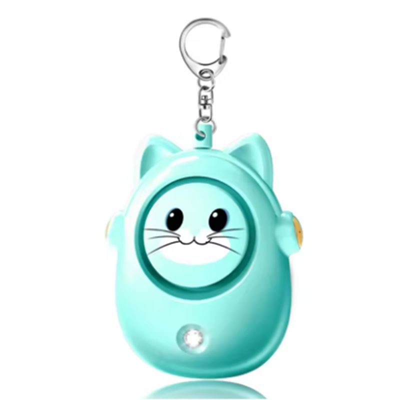 Personal Alarm Keychain - Alarm Pribadi Kucing Lucu, Alat Anti-Serigala