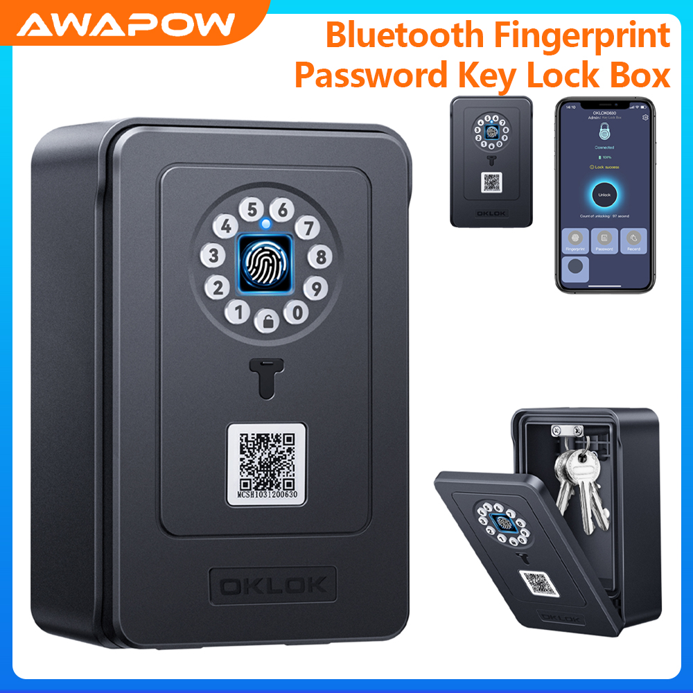 Lockbox Key Secure - Awapow Kotak Kunci Kata Sandi Bluetooth