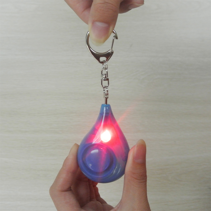 Personal Alarm Keychain - Perangkat Anti Perampokan Wanita Tipe Tetesan