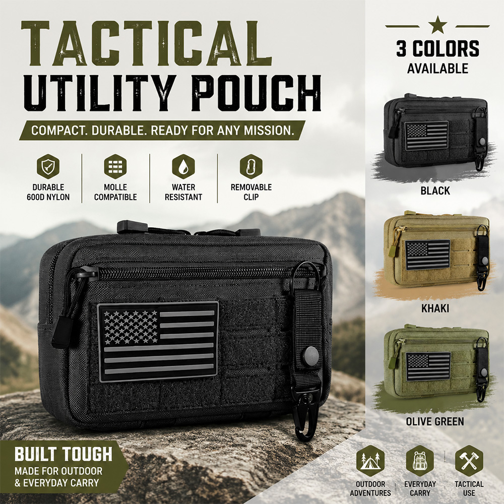 First Aid Bag Kit - Kantong Taktis Molle EDC untuk Pertolongan
