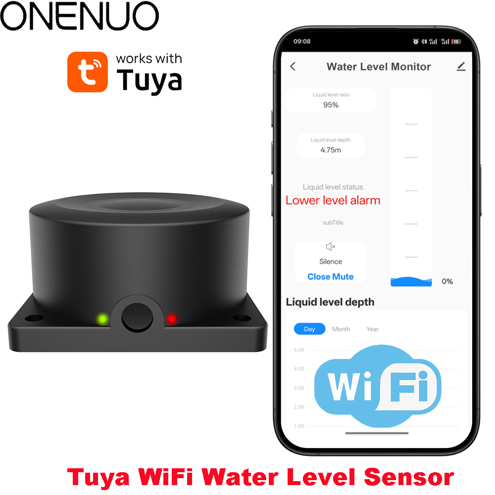 Water Alarm Sensor - ONENUO Sensor Tingkat Cair Detektor Air