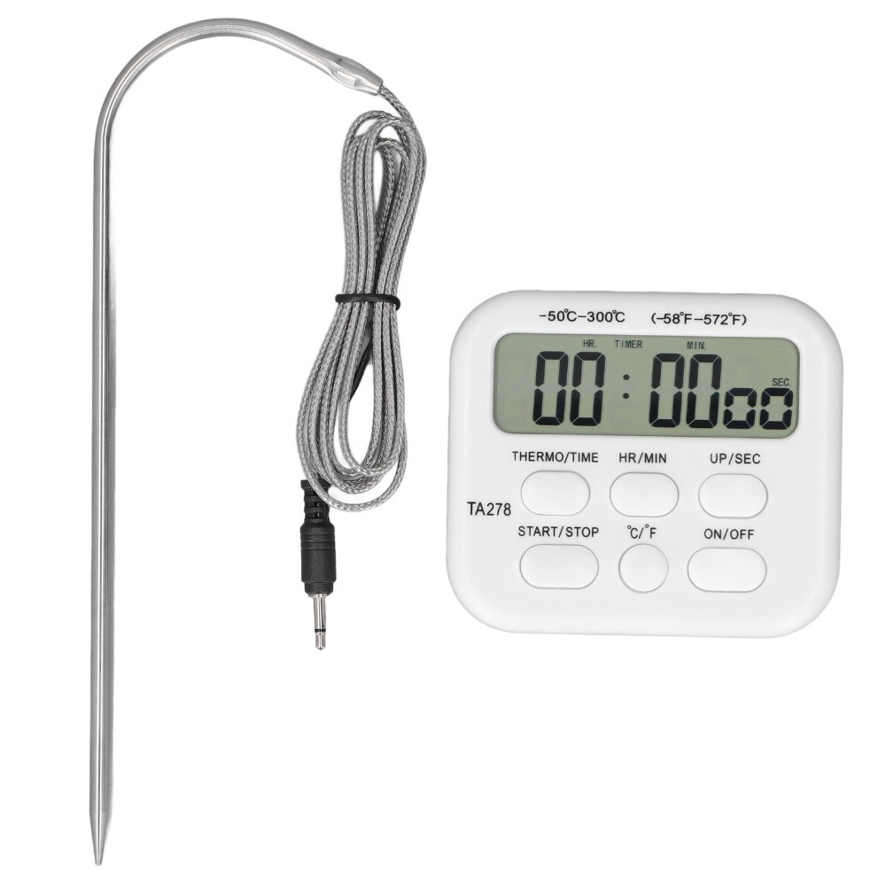 Pool Alarm Float - Termometer Memasak Digital dengan Probe Baja