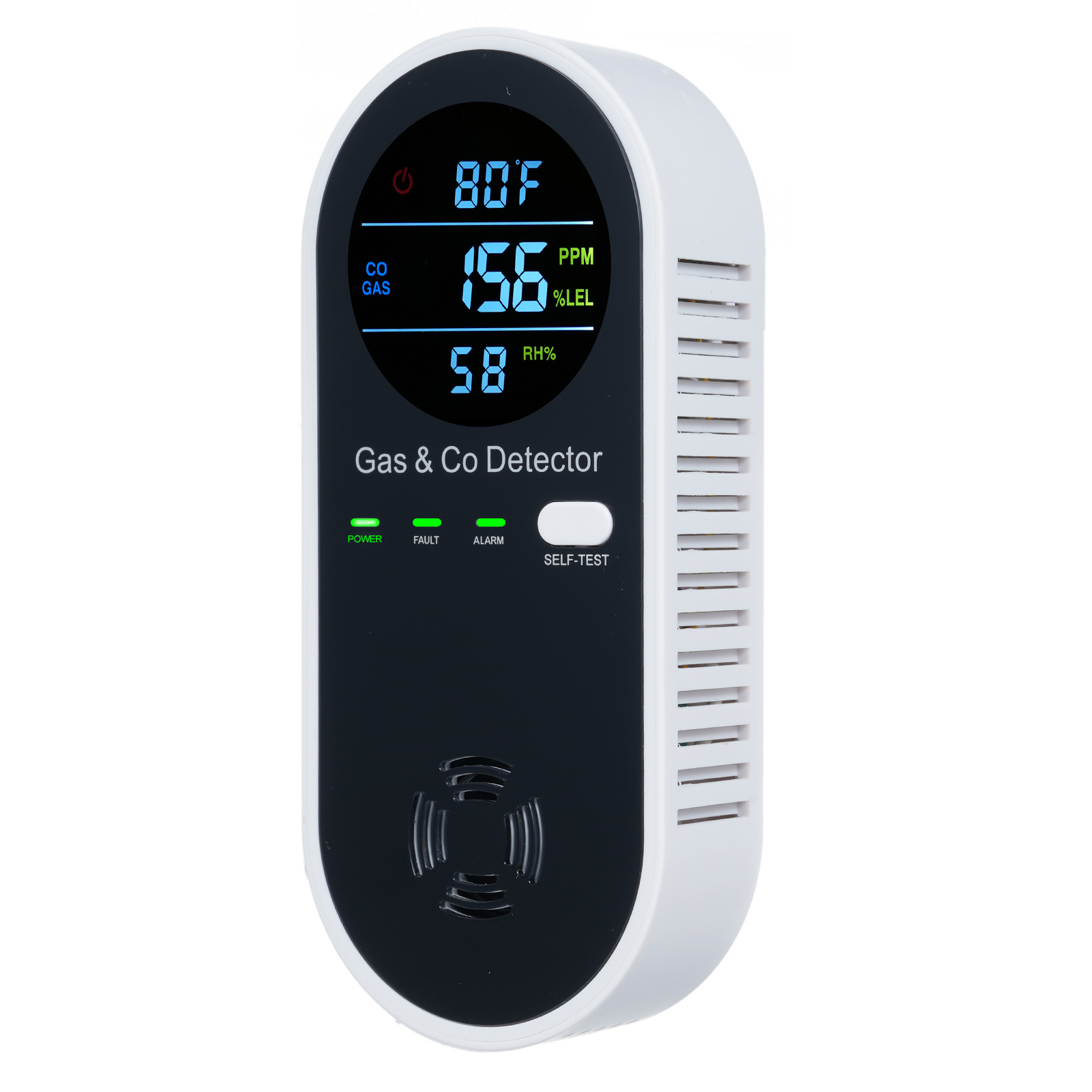 Co Detector Plug - Alarm Monitor CO 4 in 1