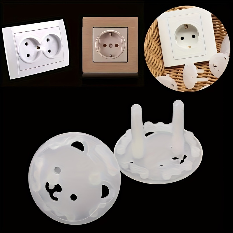 Outlet Cover Baby - 10 buah beruang soket daya EU