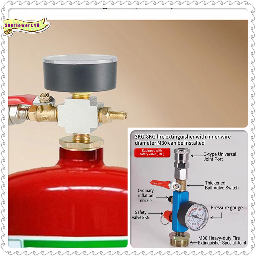 Fire Extinguisher Small - Kit Konversi Adaptor Tekanan Pompa Udara