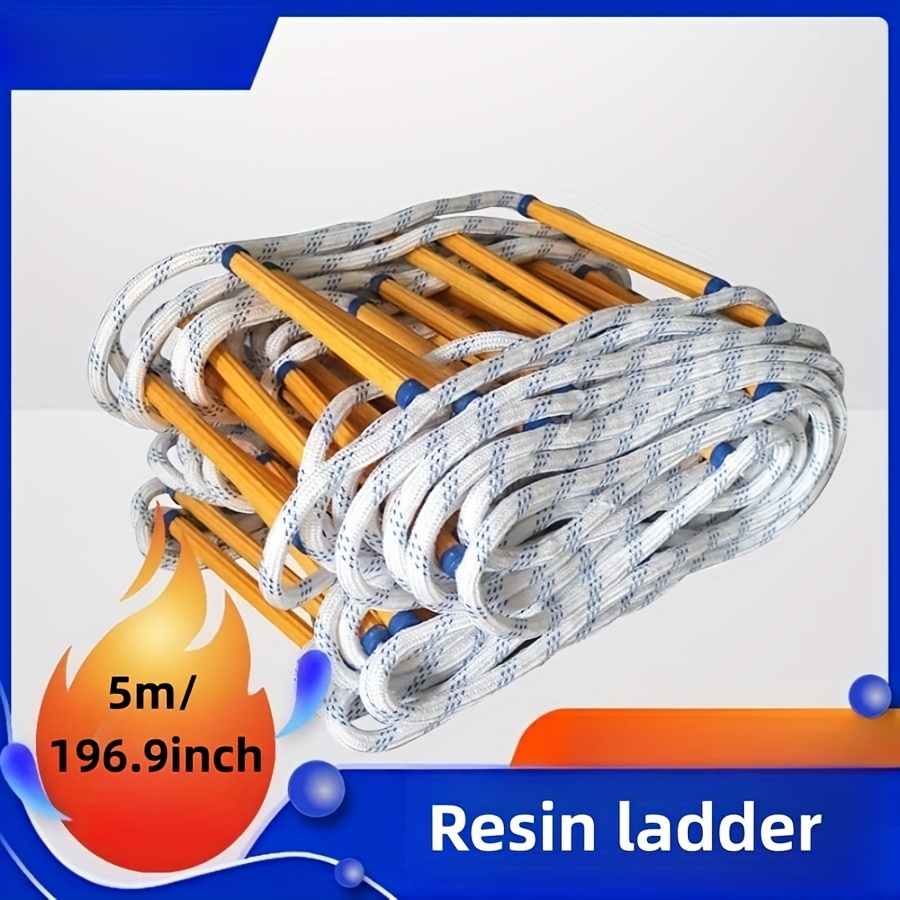 Fire Escape Ladder - Tangga Penyelamatan Api 5meter, tali penyelamatan