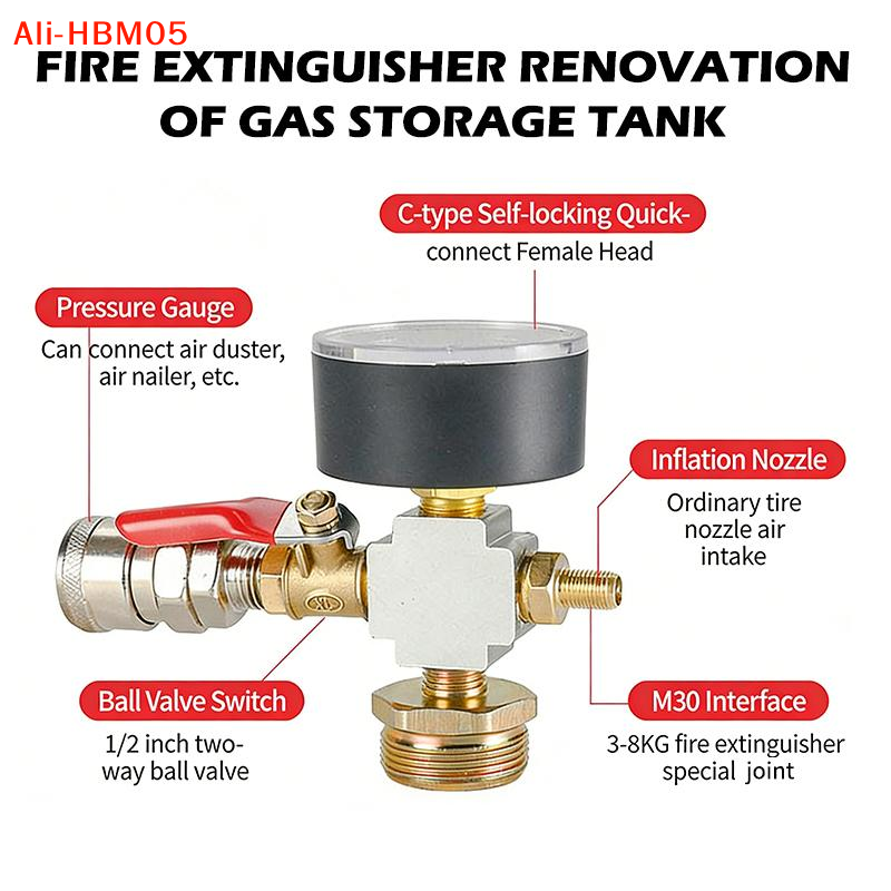 Fire Extinguisher Small - (HB05) Adaptor Tekanan Tangki Udara Kecil,