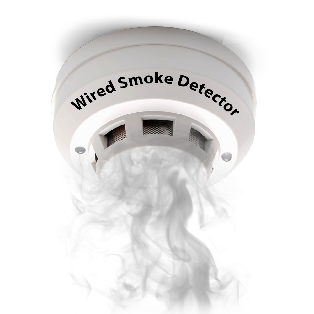 Smoke Detector Interconnected - Sensor Alarm Detektor Kebocoran Asap dan