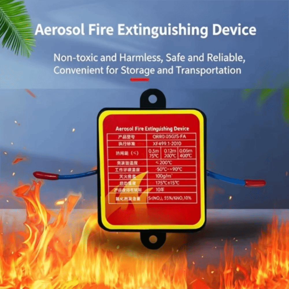 Fire Extinguisher Small - Perangkat Tahan Api Desain Dua Jalur