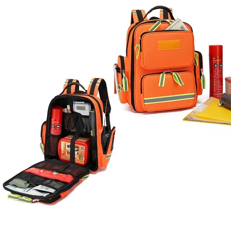 First Aid Bag Kit - Perlengkapan darurat mobil, tas ransel pertolongan