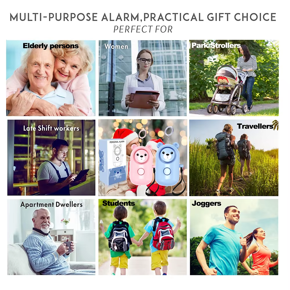130dB Alarm Pertahanan Diri Ke - Personal Alarm Keychain ulasan dan harga