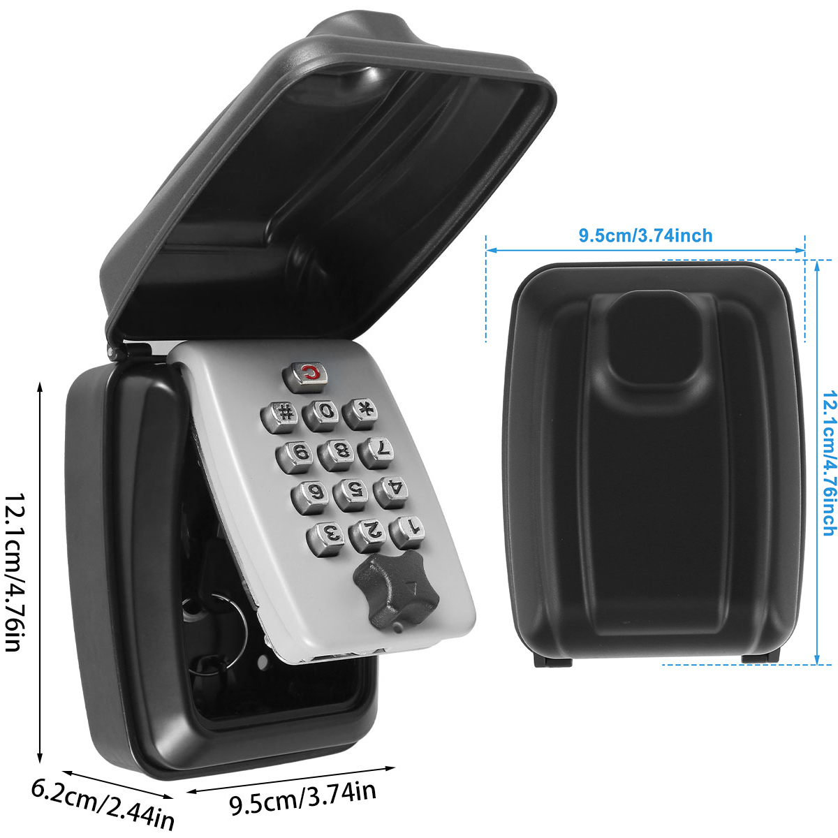 Kotak kunci rahasia pemasangan - Lockbox Key Secure ulasan dan harga