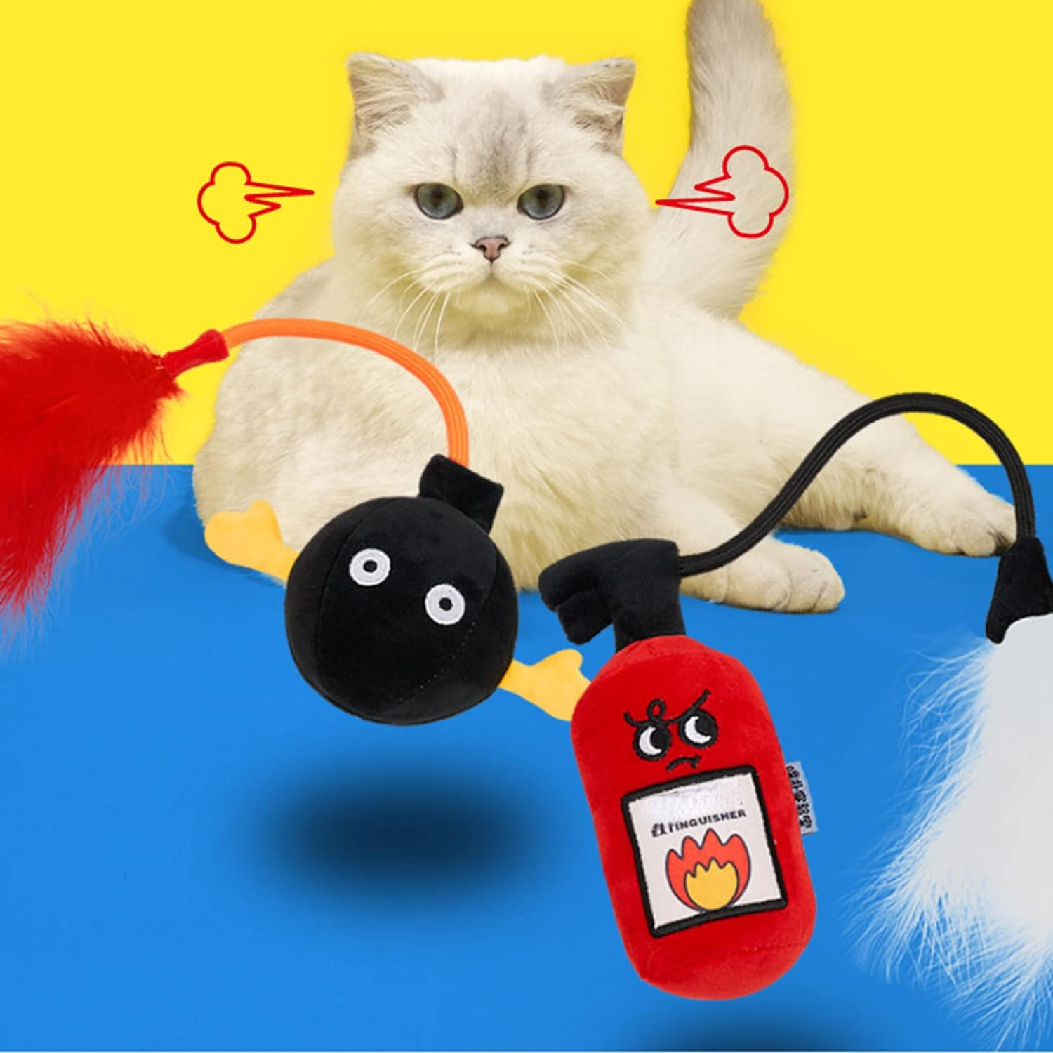 Mainan Kucing Menarik dan Inte - Fire Extinguisher Small ulasan dan harga