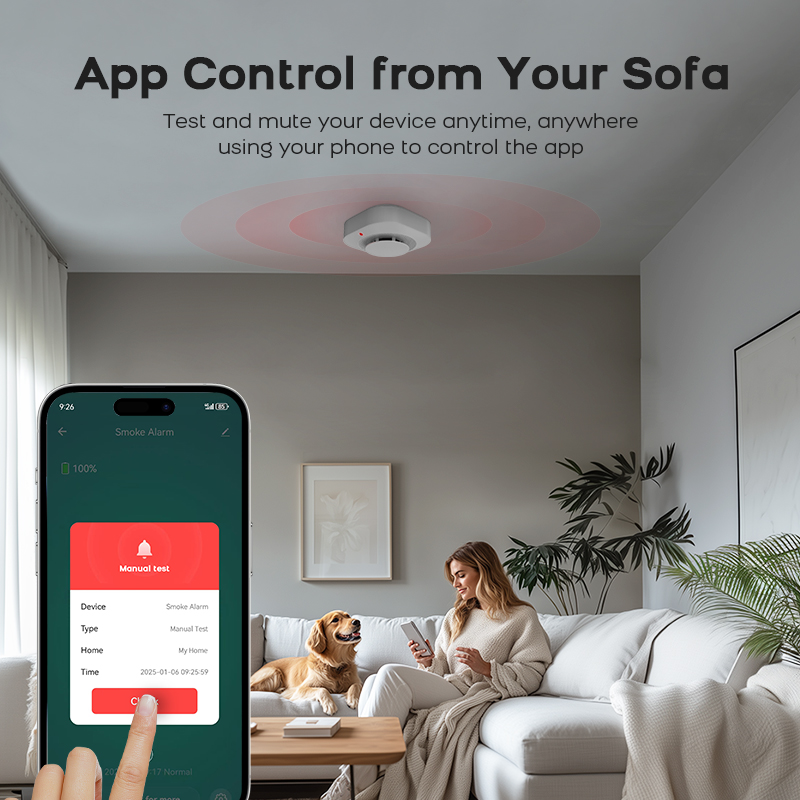 Detektor Asap ZIGBEE untuk Kea - Smoke Detector Interconnected ulasan dan harga