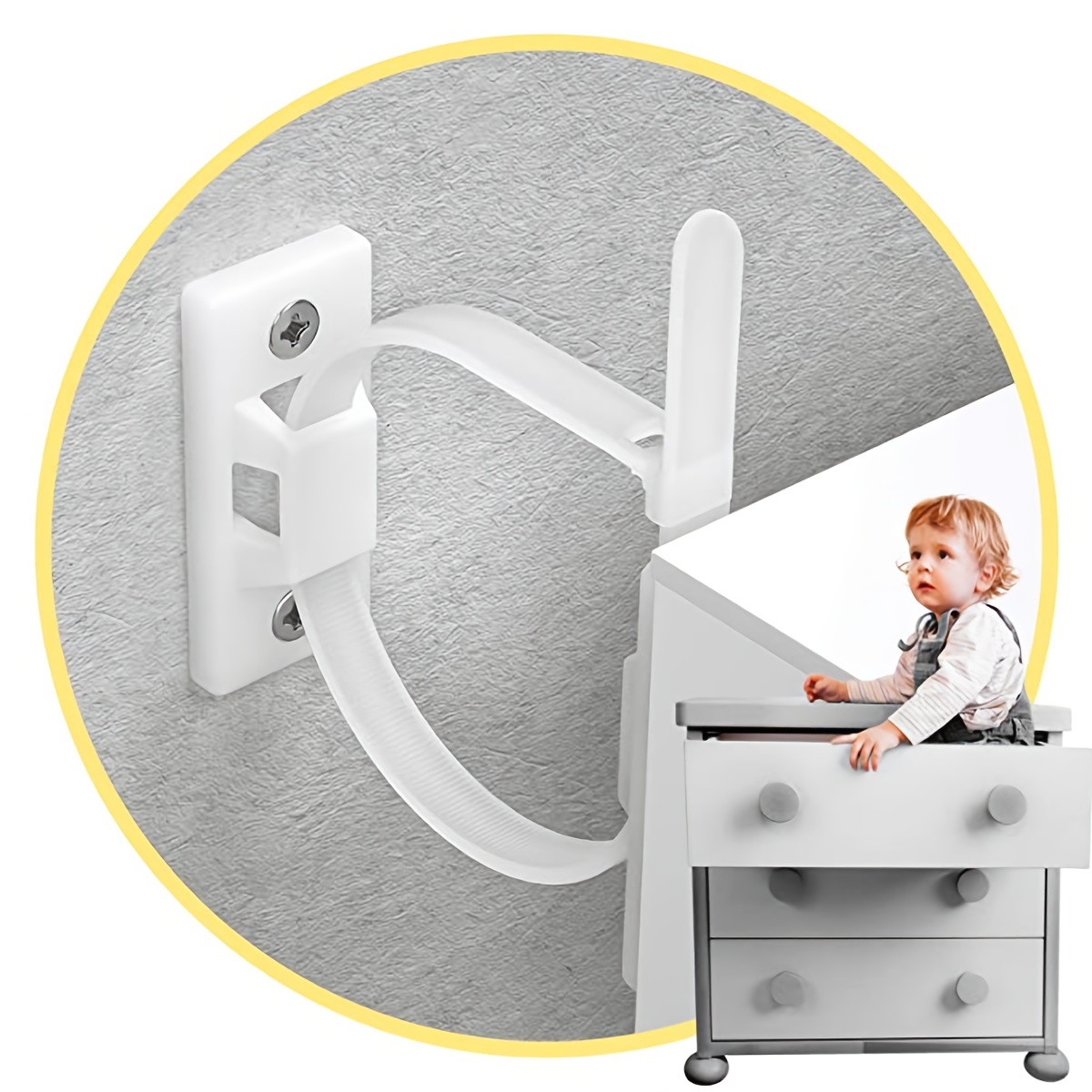 Tali furnitur anchor Upgraded  - Earthquake Anchor Strap ulasan dan harga