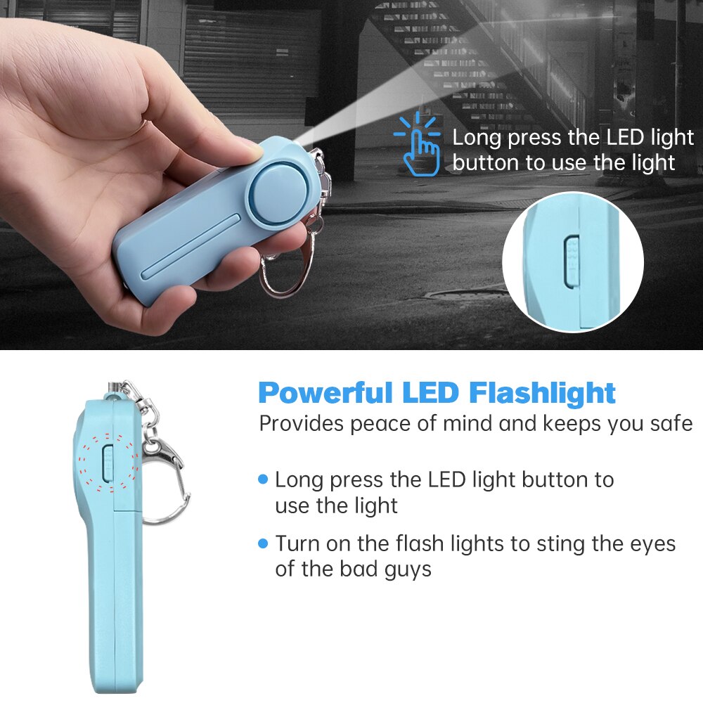 Alarm keamanan pribadi pertaha - Personal Alarm Keychain ulasan dan harga