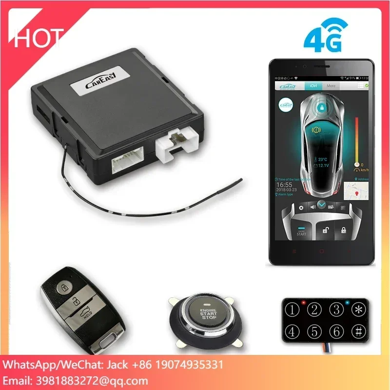 Sistem Alarm Mobil 4G GPS/GSM  - Door Stop Alarm ulasan dan harga