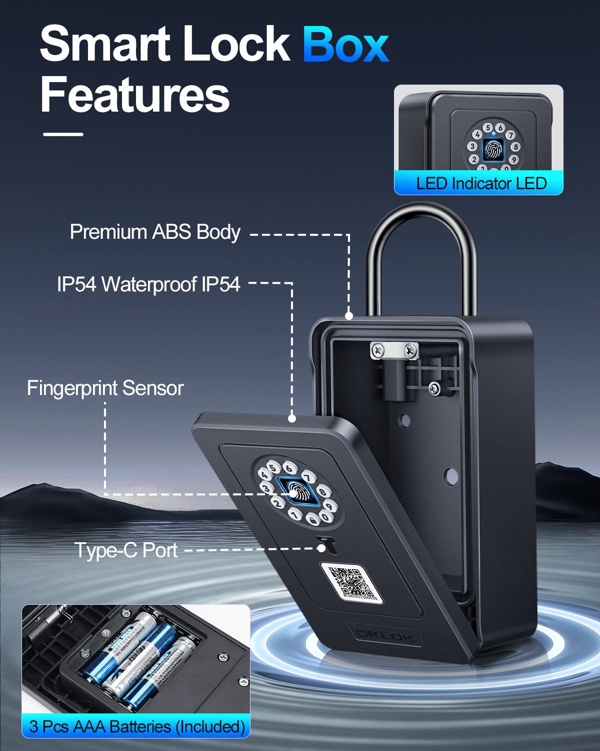 Awapow Kotak Kunci Kata Sandi  - Lockbox Key Secure ulasan dan harga