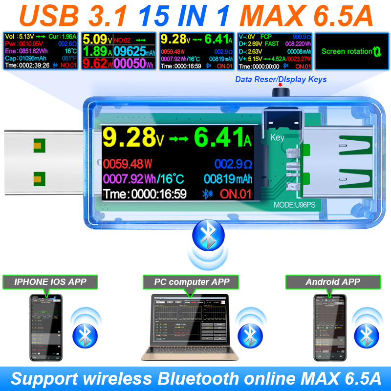 15 IN 1 USB 3.1 Tester DC Digi - Co Detector Plug ulasan dan harga