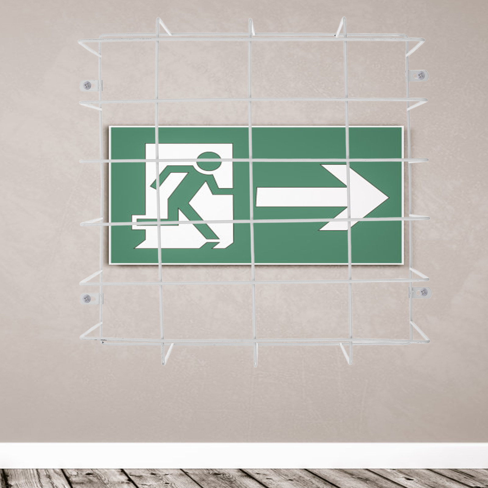 Kandang Pelindung Lampu Darura - Emergency Exit Sign ulasan dan harga