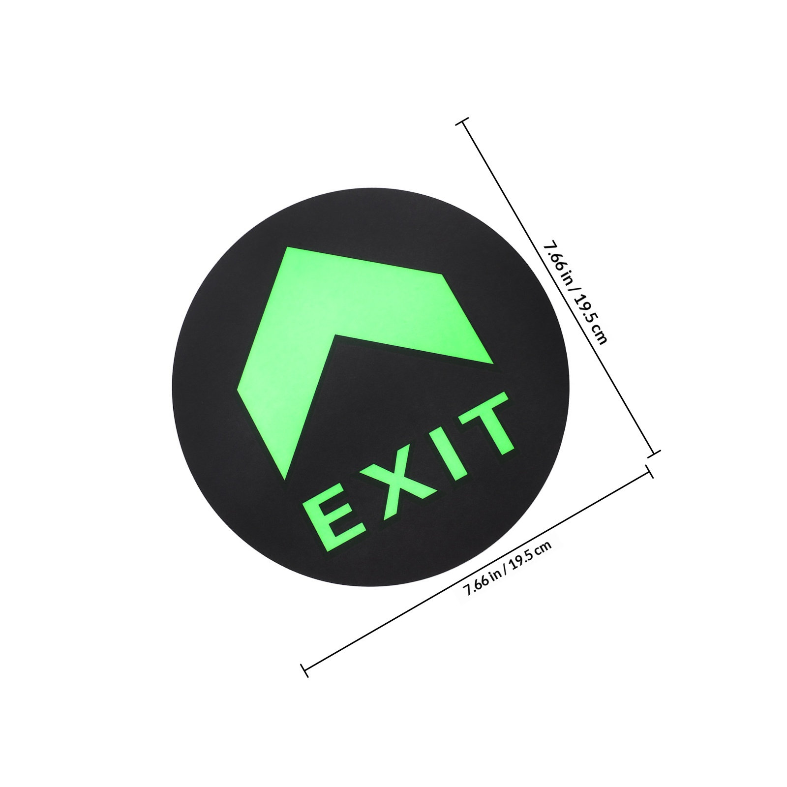 5 Buah Stiker Lantai Bercahaya - Emergency Exit Sign ulasan dan harga