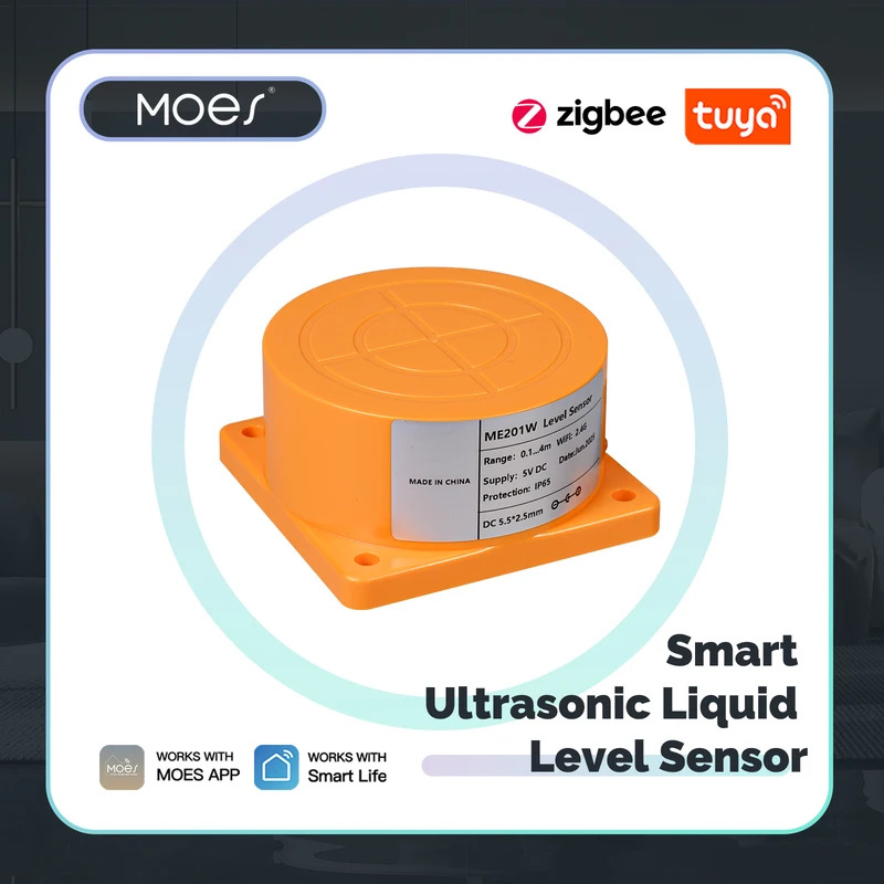 MOES Tuya WiFi/ZigBee Smart Wa - Water Alarm Sensor ulasan dan harga