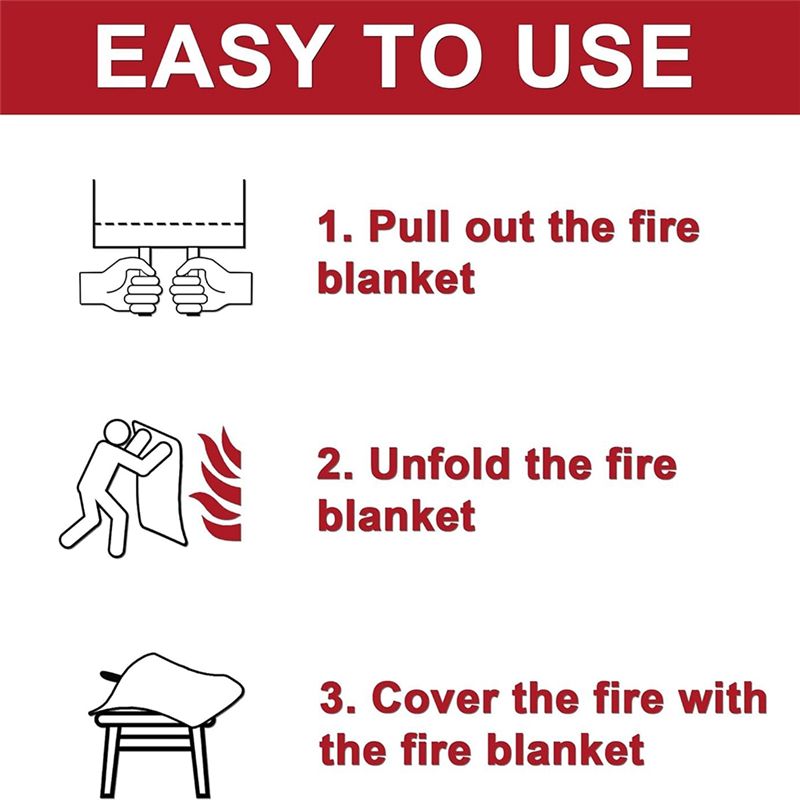 Hari Promosi 2PCS Selimut Daru - Fire Blanket Kitchen ulasan dan harga