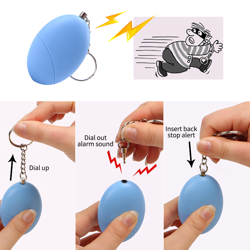 1 Buah Alarm Pertahanan Diri 1 - Personal Alarm Keychain ulasan dan harga