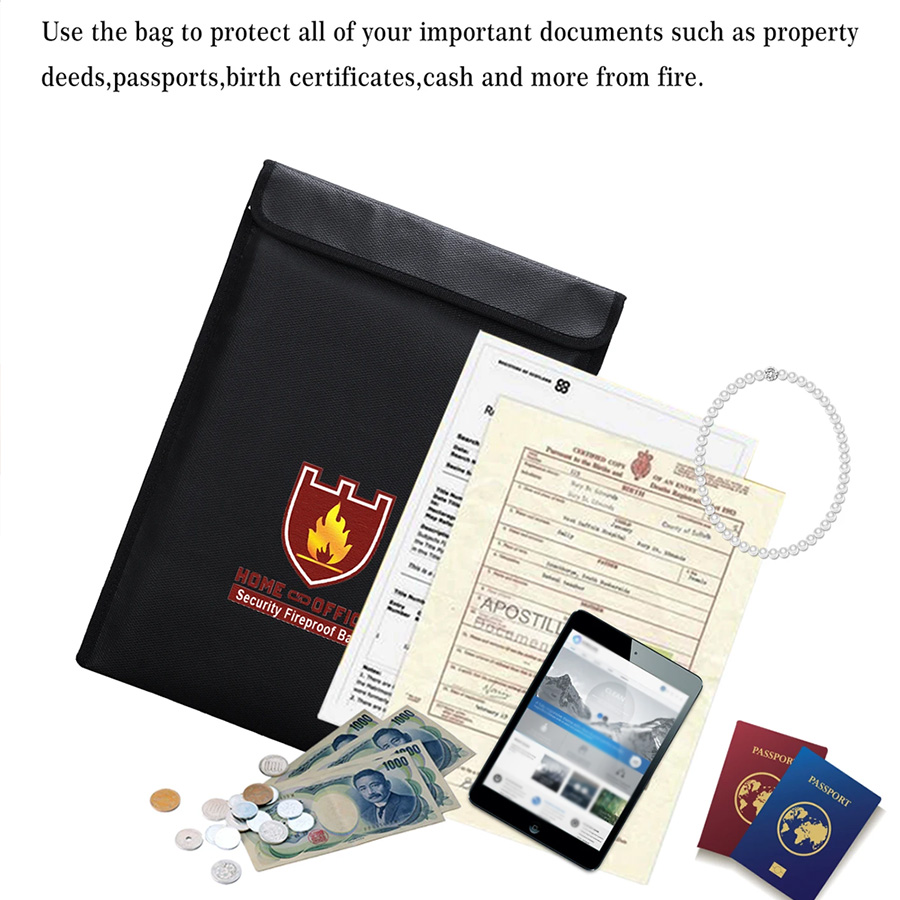 Tas dokumen tahan api dan taha - Fire Safe Document ulasan dan harga