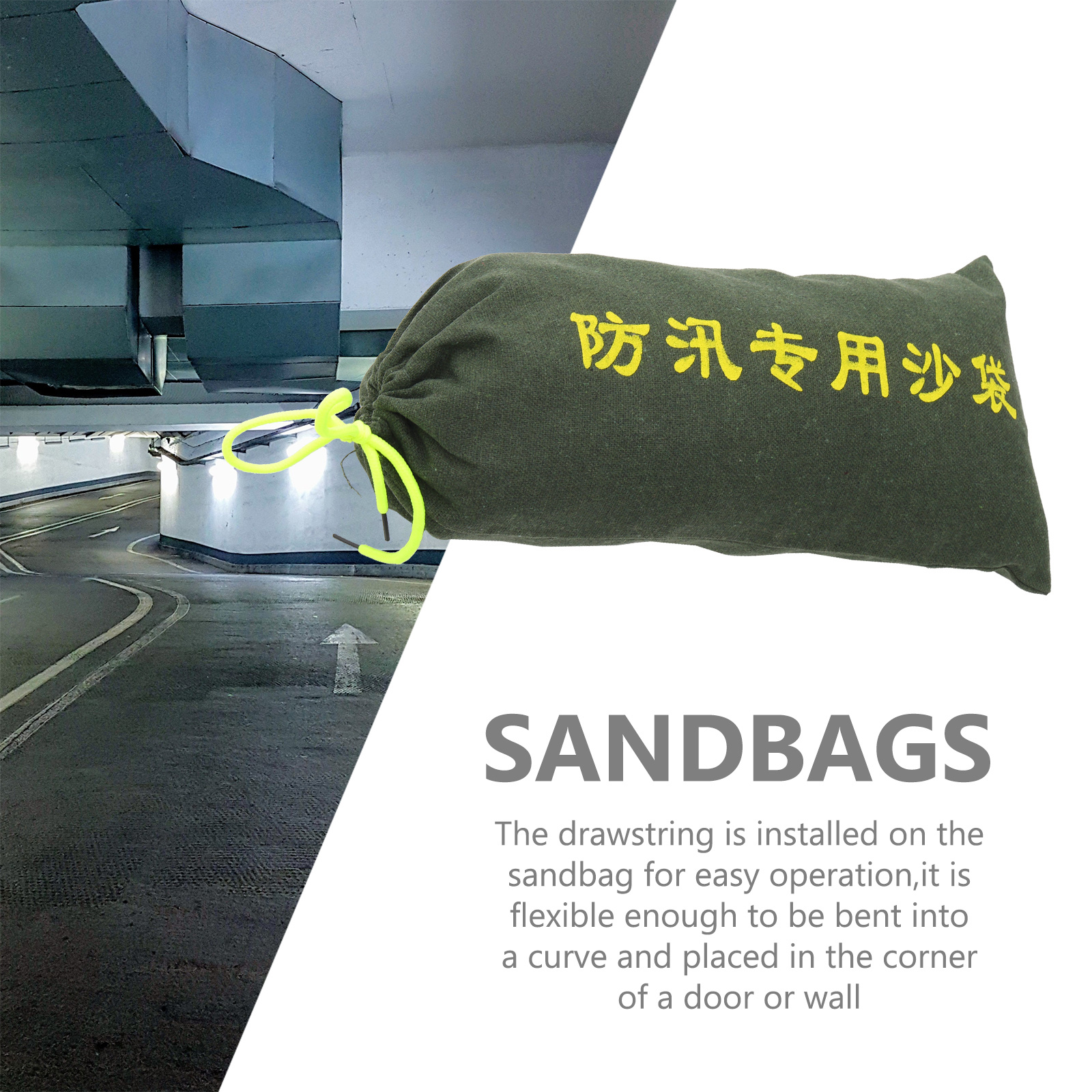 3pcs Kantong Pasir Kosong Untu - Flood Barrier Bag ulasan dan harga