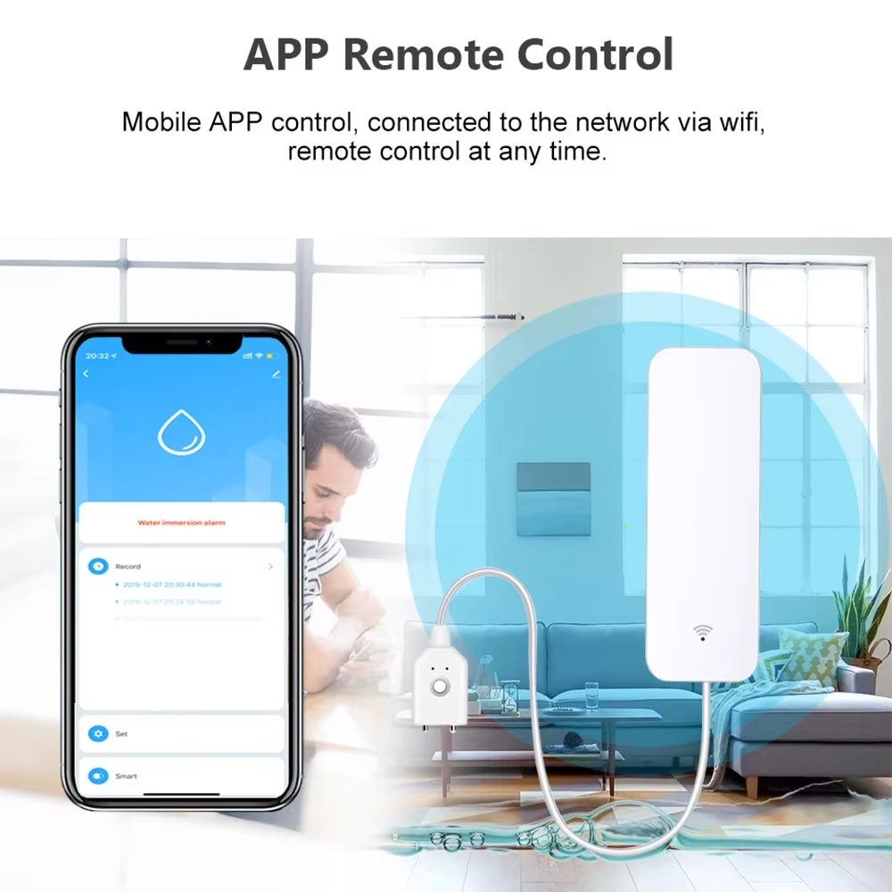 ZigBee WiFi Sensor Kebocoran A - Water Alarm Sensor ulasan dan harga