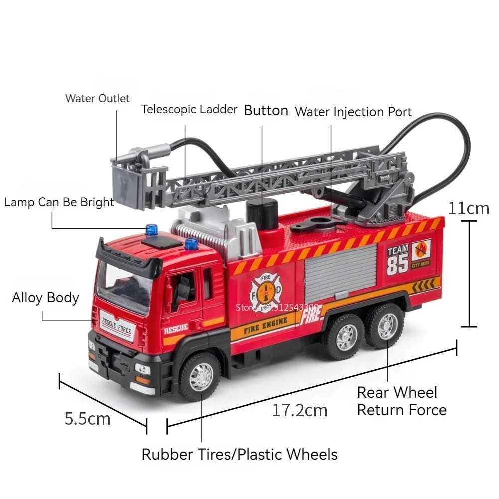 Skala 1:32 Semprotan Air Model - Fire Escape Ladder ulasan dan harga