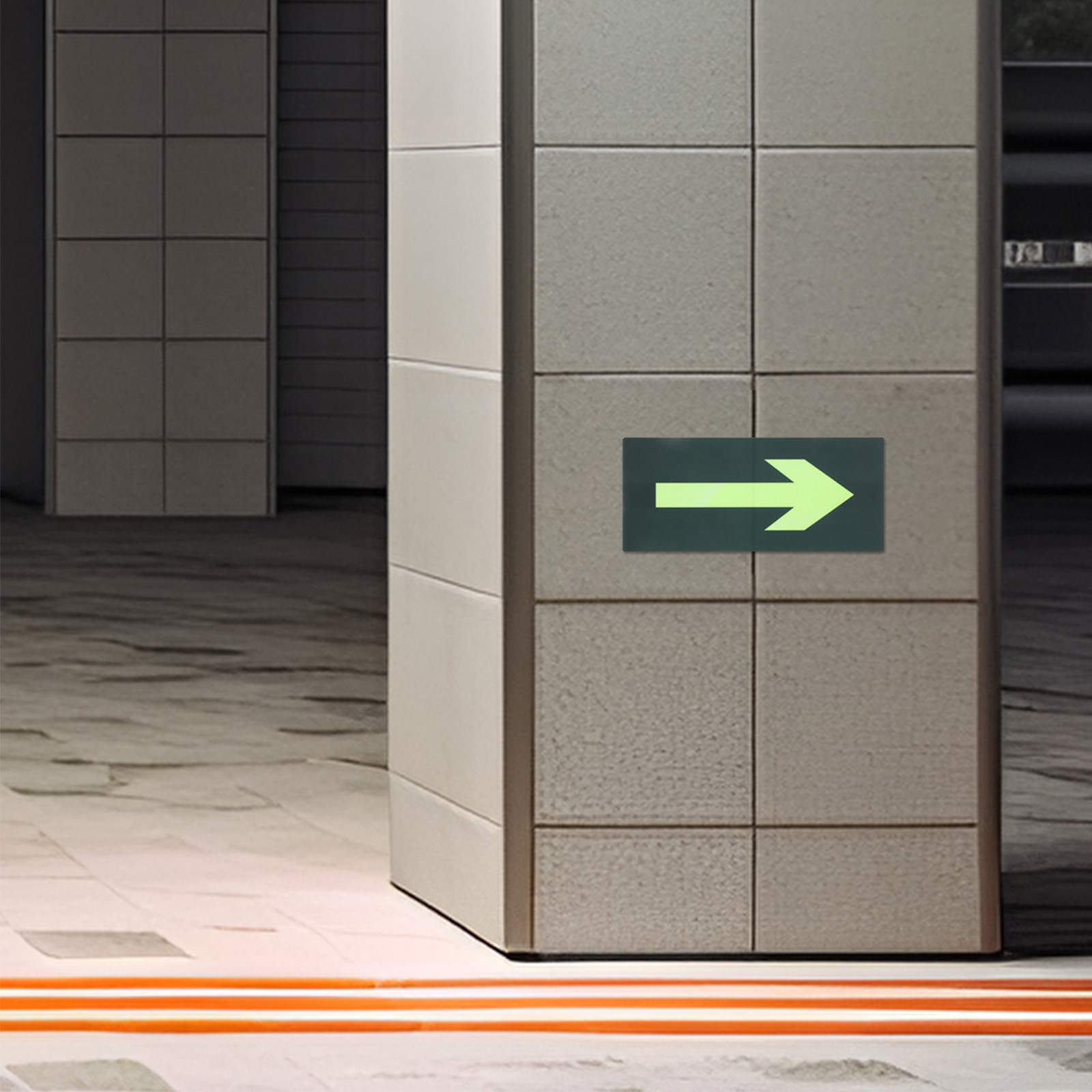 8 Buah Stiker Panah Tahan Air  - Emergency Exit Sign ulasan dan harga
