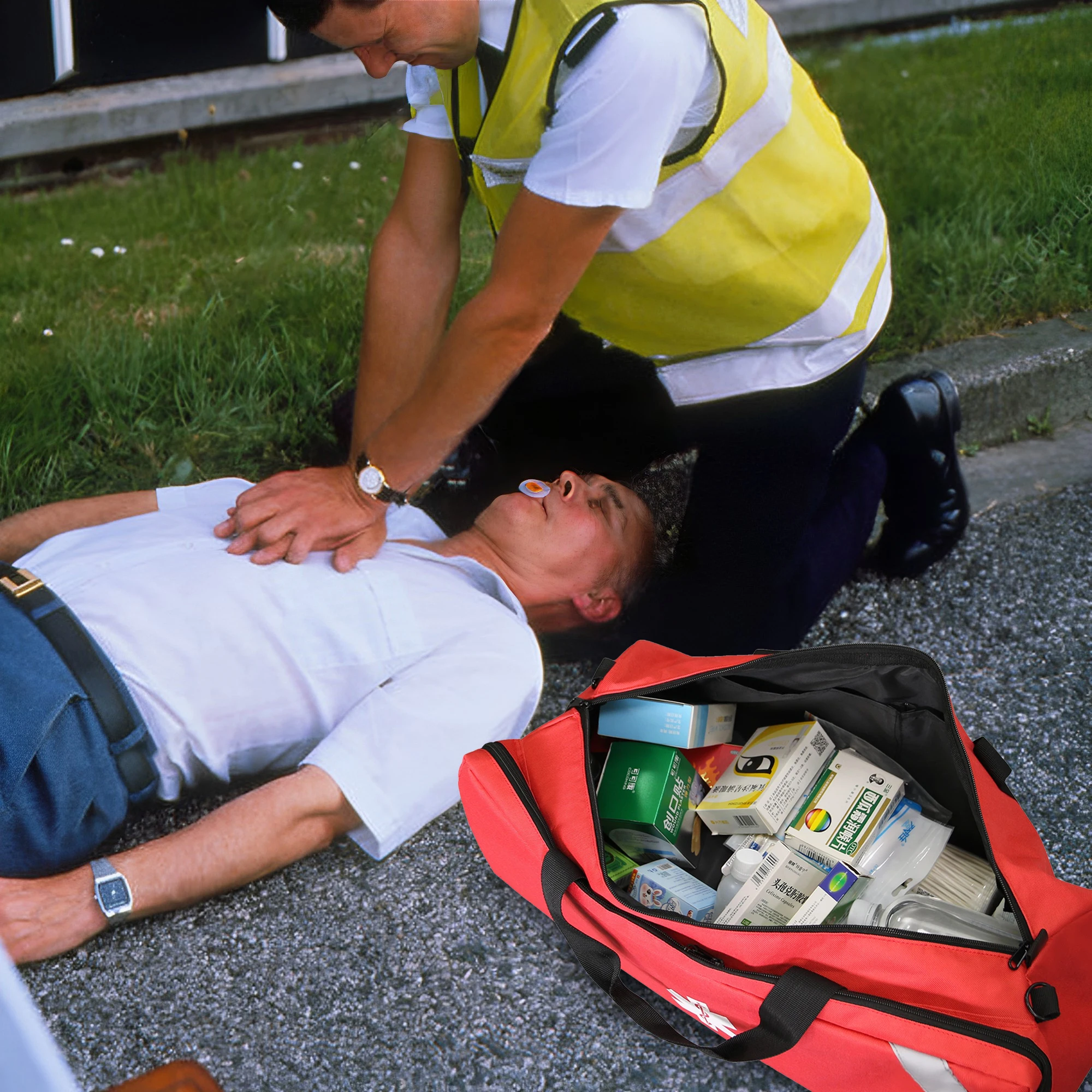 Tas Penyimpanan Pertolongan Pe - First Aid Bag Kit ulasan dan harga
