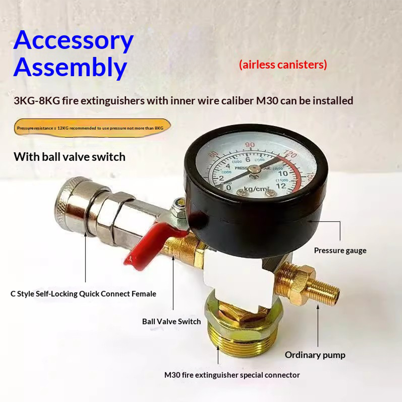 Adaptor Tekanan Tabung Udara K - Fire Extinguisher Small ulasan dan harga
