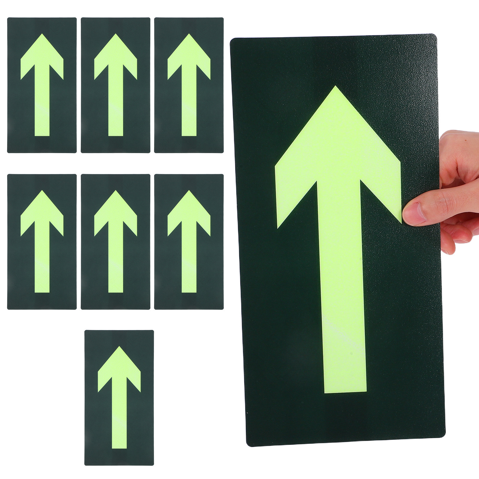 8Pcs Stiker Penunjuk Arah Kelu - Emergency Exit Sign ulasan dan harga