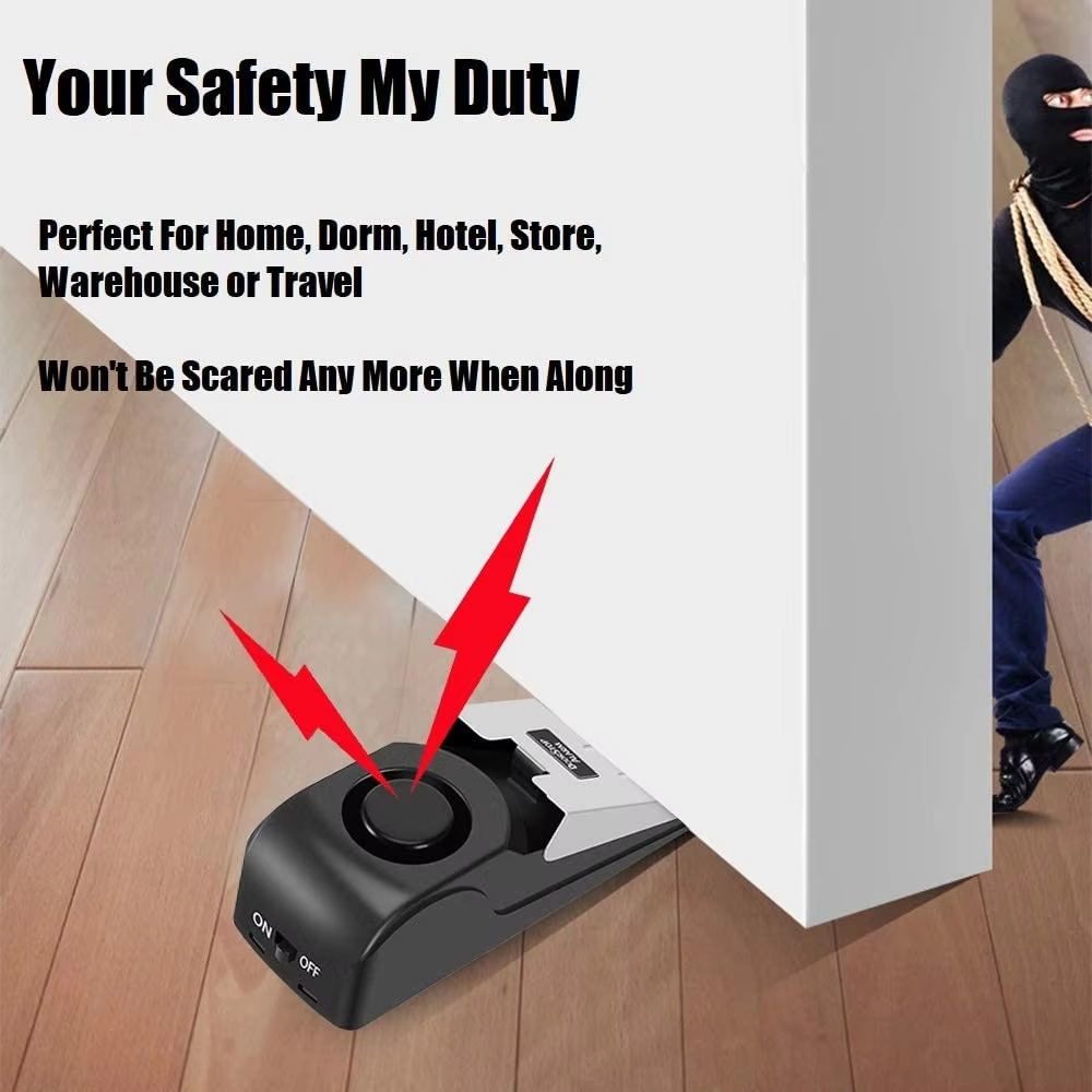 Alarm Pintu Nirkabel 120db Bah - Door Stop Alarm ulasan dan harga