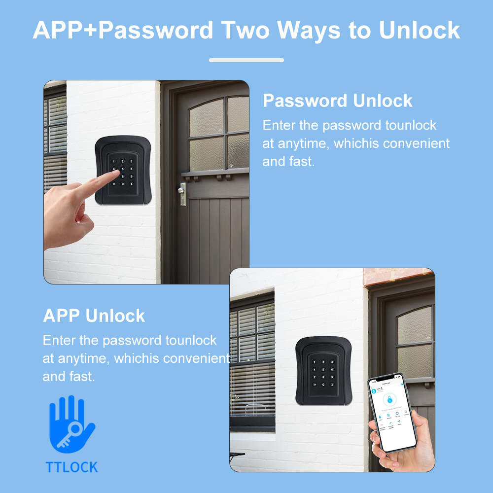 TTLock kotak kunci nirkabel ta - Lockbox Key Secure ulasan dan harga