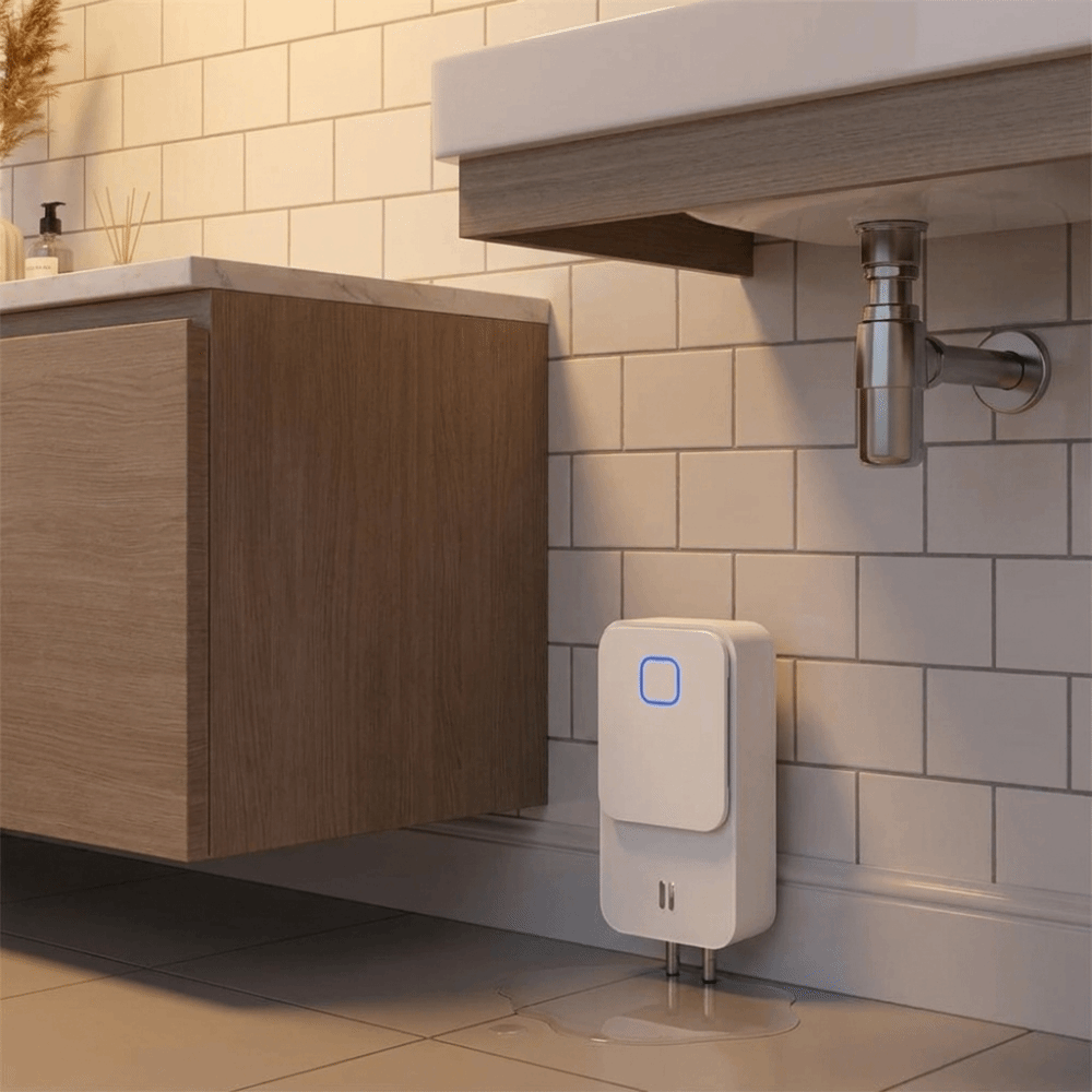 Sensor Kebocoran Air WiFi Terh - Water Alarm Sensor ulasan dan harga