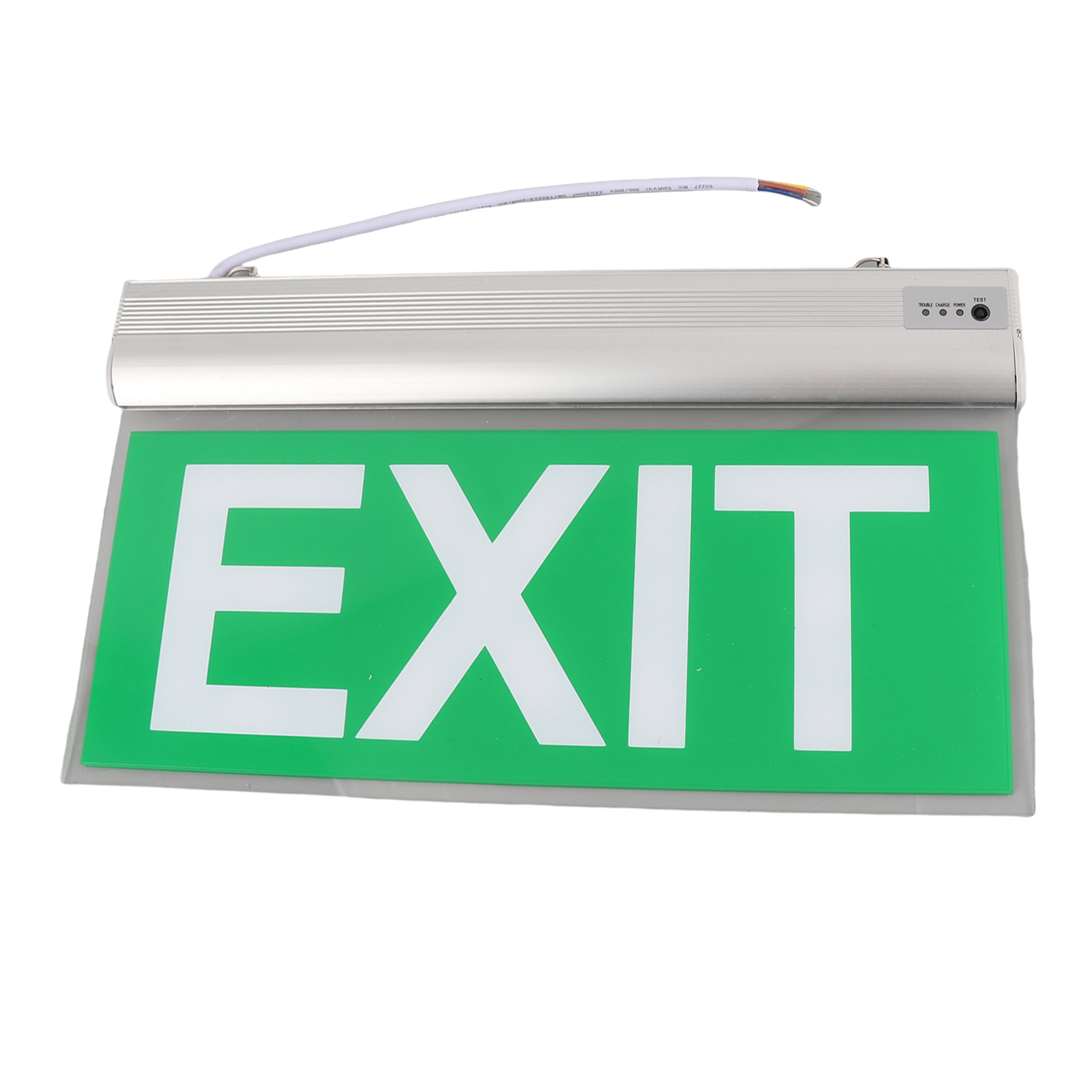 110-220V 3W 12LED Lampu Tanda  - Emergency Exit Sign ulasan dan harga