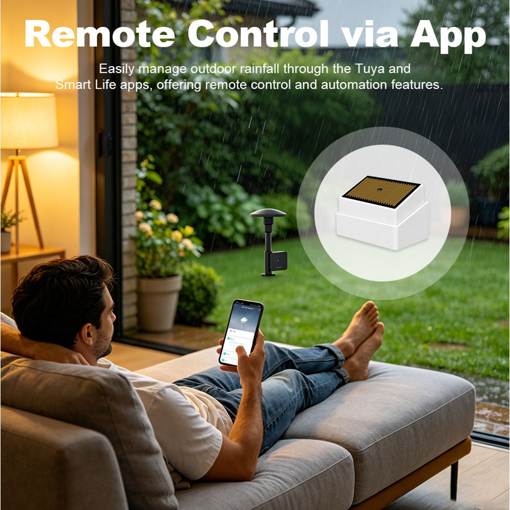 Tuya ZigBee Sensor Hujan Pinta - Water Alarm Sensor ulasan dan harga