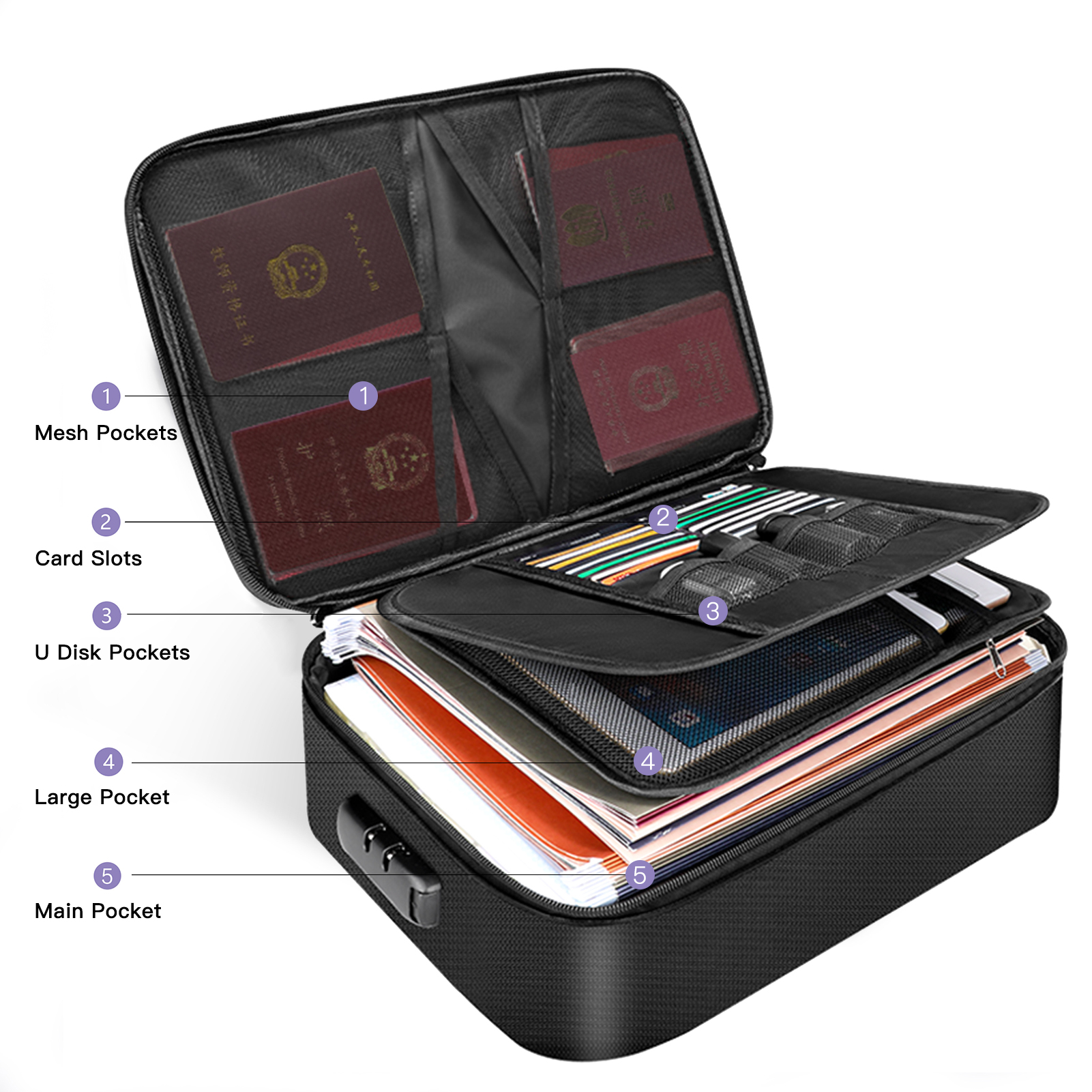 Tas dokumen tahan api dengan p - Fire Safe Document ulasan dan harga