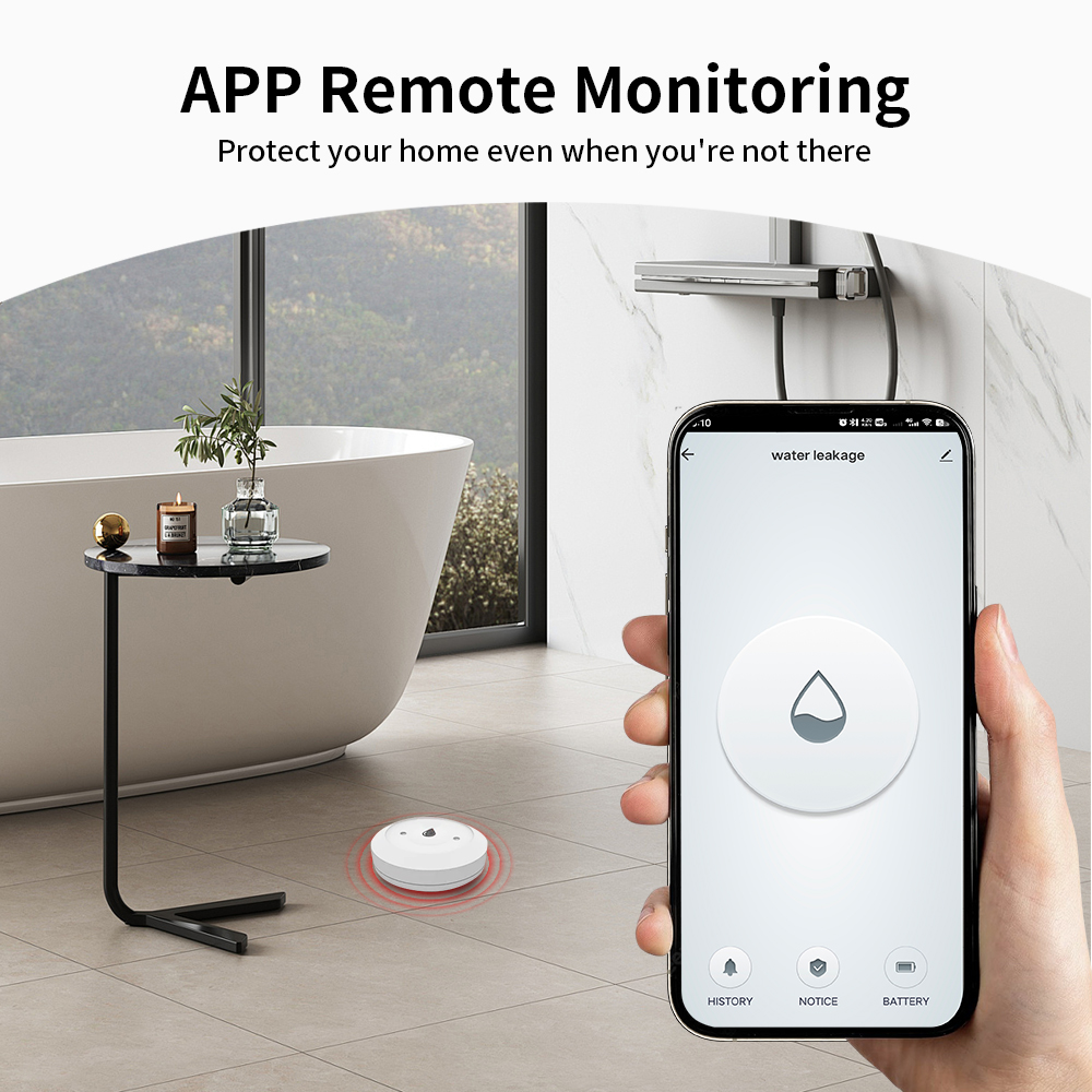 TNCE ZigBee3.0 Tuya Sensor Det - Water Alarm Sensor ulasan dan harga