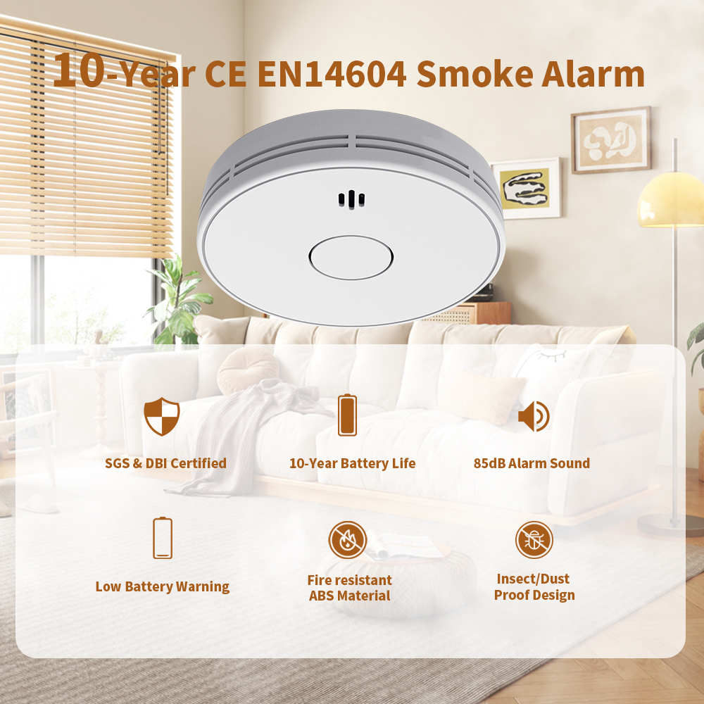 Alarm Asap Mandiri V-Come untu - Smoke Detector Interconnected ulasan dan harga