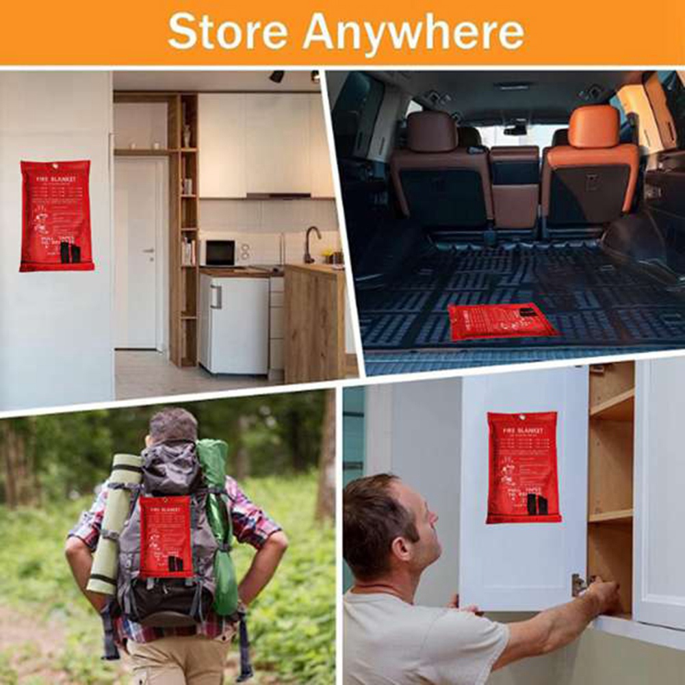 AED2-Tikar Darurat Anti Api, T - Fire Blanket Kitchen ulasan dan harga