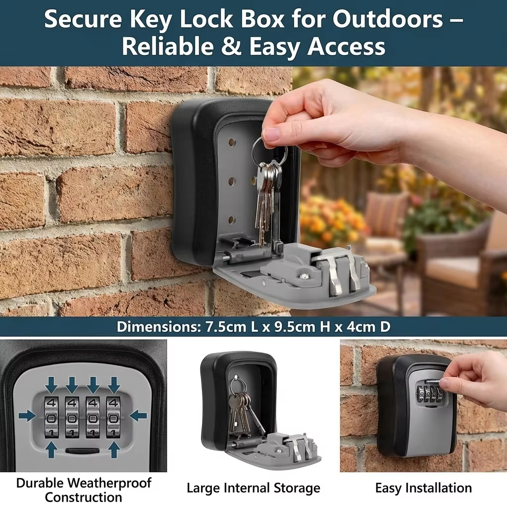 Kotak Kunci Dinding dengan Kun - Lockbox Key Secure ulasan dan harga