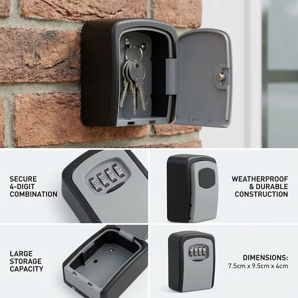 Kotak Kunci Dinding dengan Kun - Lockbox Key Secure ulasan dan harga